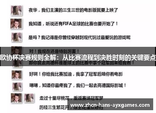 欧协杯决赛规则全解:从比赛流程到决胜时刻的关键要点 欧协杯决赛规则全解:从比赛流程到决胜时刻的关键要点